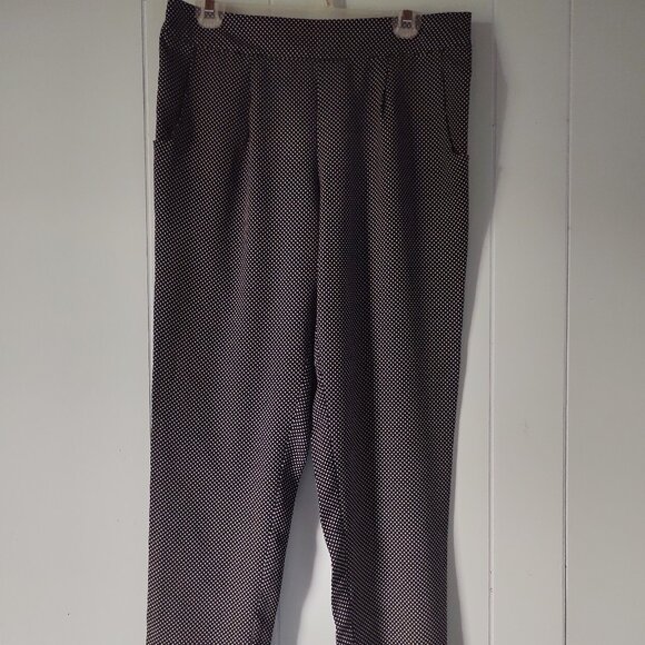 Contemporaine Lightweight Pull-On Polka Dotted Pants - Picture 2 of 7